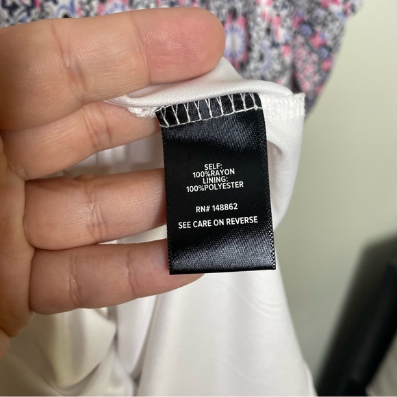 🌟NEW Torrid Ivory Pink Print Challis Strappy Back Skater Dress Plus Size 4X - Picture 11 of 12